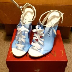 Open Toe Sneaker Heels